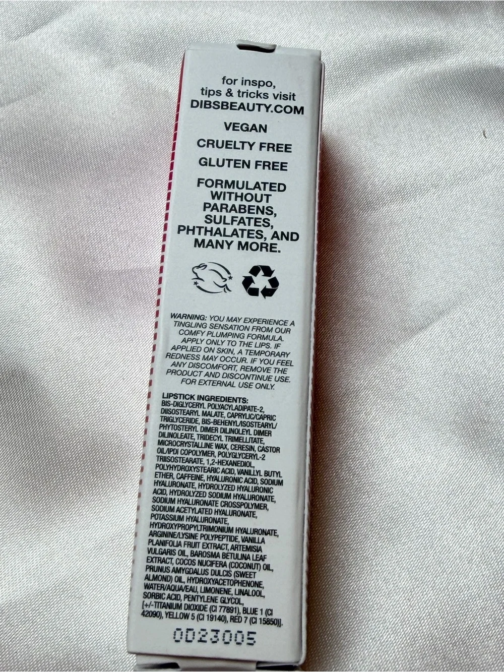 Dibs Beauty Jam Jam Lip Plumping Lipstick Melt JAM SESH 2.5 G / 0.08 OZ New